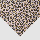 Blush roze Gold Black leopard-printer Tissuepapier (Detail)