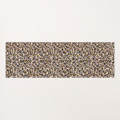 Blush roze Gold Black leopard-printer Yogamat (Achterkant (horizontaal))