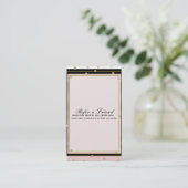 Blush Roze & Gold Confetti Modern Verwijs een vrie Aanbevelingskaartje (Staand voorkant)