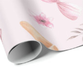 Blush Roze & Goud Bakken & Kookgerei Bakkerij Cadeaupapier (Rol Hoek)