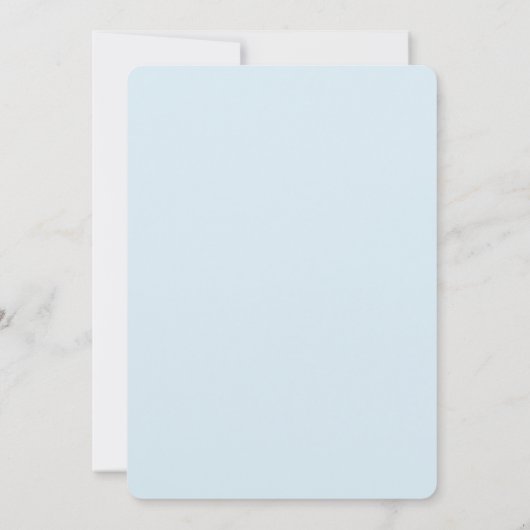 Blush Roze Goud Eenvoudig Chique Bruiloft Uitnodig Kaart (Achterkant)