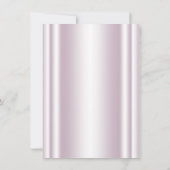 Blush Roze Goud Fancy Prinses Baby shower Kaart (Achterkant)