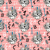 Blush roze & goud glitter terug naar school deken