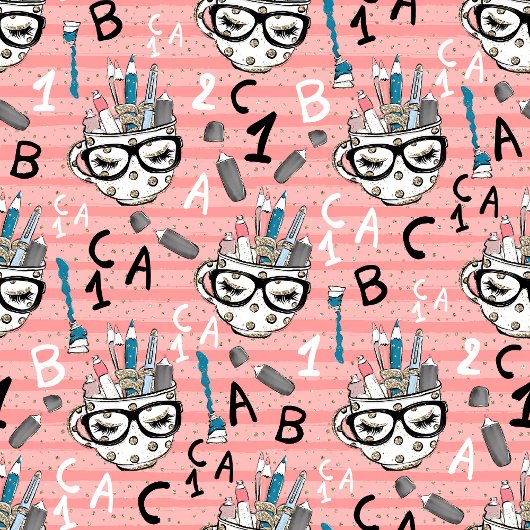 Blush roze & goud glitter terug naar school deken