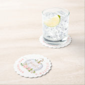 Blush roze goud Kleine pompoen Kartonnen Onderzetters (Insitu)