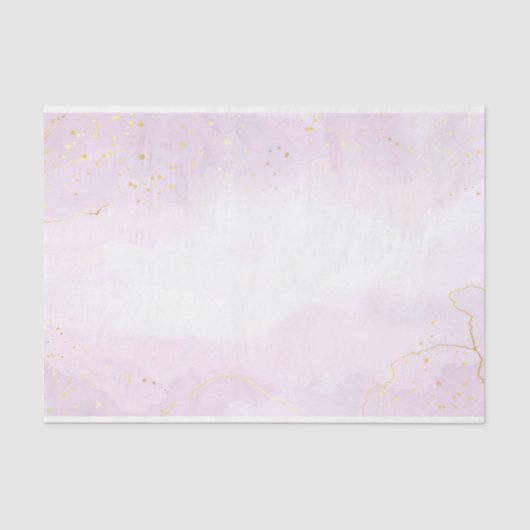 Blush Roze Goud Marmer Moderne Stijlvolle Chique C Tissuepapier (Voorkant)