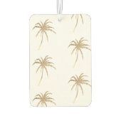 Blush roze goud tropische palmbomen luchtverfrisser (Achterkant)