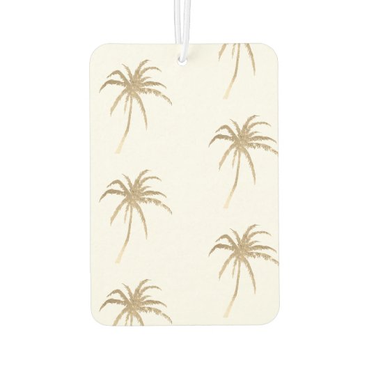 Blush roze goud tropische palmbomen luchtverfrisser (Achterkant)