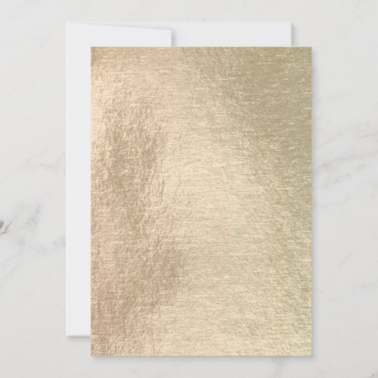 Blush Roze Gouden Pampas Gras Bloem Kaart (Achterkant)