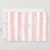 Blush Roze Gouden Pompoen 1e Verjaardag Herfst Blo Kaart (Achterkant)