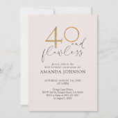 Blush roze & goudfoto's zonder scherpe randen op z kaart (Voorkant)