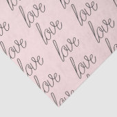 Blush roze grijs liefde tissuepapier (Detail)