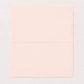 Blush Roze Grijs Modern Bold Helder Classy Elegant Visitekaartje (Binnenkant ongevouwen)