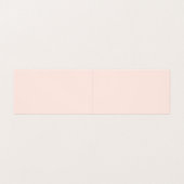 Blush Roze Grijs Modern Bold Helder Klassiek Stijl Visitekaartje (Binnenkant ongevouwen)