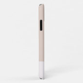 Blush roze grijze bewerkbare kleurenblok Case-Mate iPhone case (Achterkant/rechts)