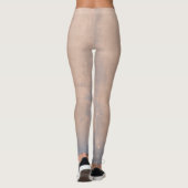 Blush roze grijze blauwe bijtend leggings (Achterkant)