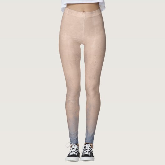 Blush roze grijze blauwe bijtend leggings (Voorkant)