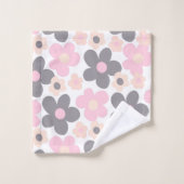 Blush roze grijze dagen geven droam terug #1 #retr bad handdoek (Wasdoekje)