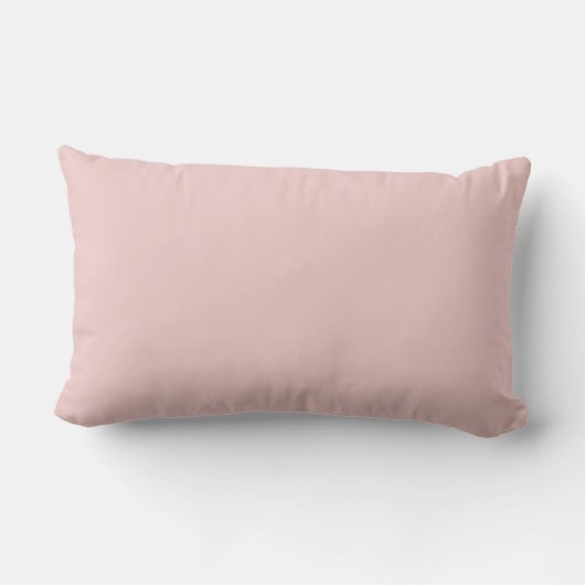 Blush roze grijze meisjesmonogram Naam Modern Kussen (Achterkant)