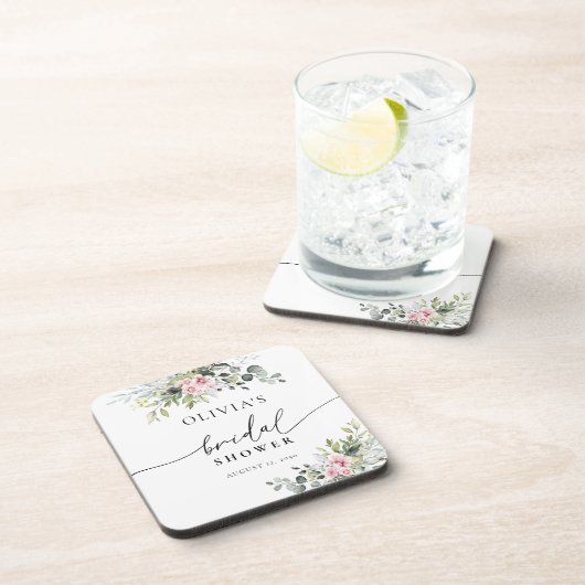 Blush Roze groen Vrijgezellenfeest Drank Bier Onderzetter (Rechterzijde)