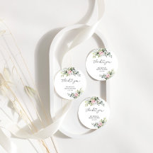 Blush Roze Groen Vrijgezellenfeest Gift Label