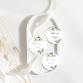 Blush Roze Groen Vrijgezellenfeest Gift Label