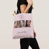 Blush Roze Haar-, Make-up- & Beauty Studio Brandin Tote Bag (Dichtbij)