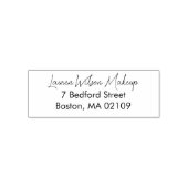 Blush Roze Haar-, Make-up- & Schoonheidsstudio  Zelfinktende Stempel (Design)