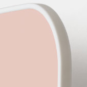 Blush Roze handtekeningen script bijtend Initiaal Pickleball Paddle (Links Detail)