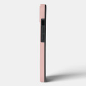 Blush Roze Hart Monogram Hoesje Case-Mate iPhone H (Achterkant / Links)