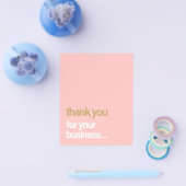 Blush roze Hartelijk dank voor de waardebepaling v Flyer (Enkel)