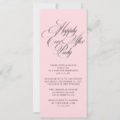 Blush Roze Harten Na Ontvangst Kaart (Voorkant)