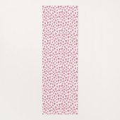 Blush roze hartritme yogamat (Achterkant)