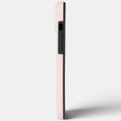 Blush Roze Heet Roze Monogram Initiaal Aangepaste Case-Mate iPhone Case (Achterkant / Links)