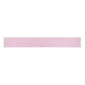 Blush roze, Hot Pink en White diagonaal gestreept Grosgrain Lint (Voorkant)