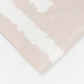 Blush roze Ikat Blanket Fleece Deken (Hoek)