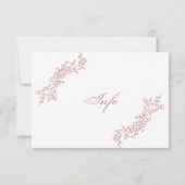 Blush roze informatiekaart, details informatie kaart (Achterkant)