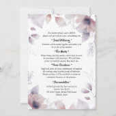 Blush roze kaneelhoes kaart (Achterkant)