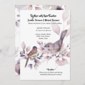 Blush roze kaneelhoes kaart (Voorkant / Achterkant)