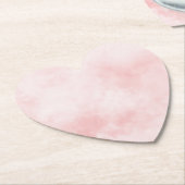 Blush roze kartonnen onderzetters (Gekanteld)