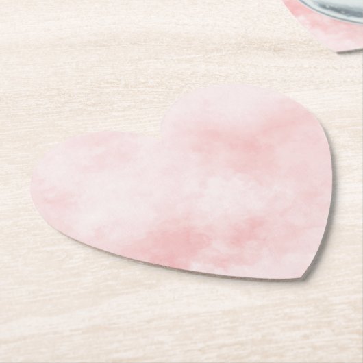 Blush roze kartonnen onderzetters (Gekanteld)