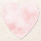 Blush roze kartonnen onderzetters (Voorkant)