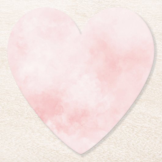 Blush roze kartonnen onderzetters (Voorkant)