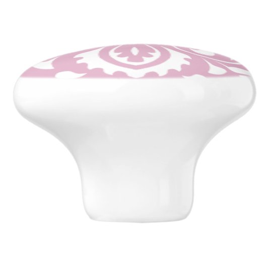 Blush roze  keramische knop (Zijkant)