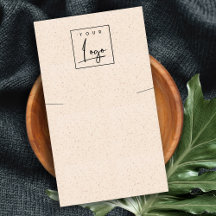 Blush Roze keramische Logo voor textuur Ketting