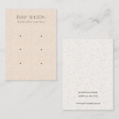 Blush Roze keramische textuur 3 Veroorbaar beeldsc Visitekaartje (Voorkant / Achterkant)