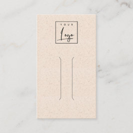 Blush Roze keramische textuur Haarpin Display Logo Visitekaartje