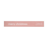 Blush roze kerst | Minimale retouradres (Individueel)