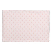  Blush roze kerstbeddengoed Kussensloop (Achterkant)