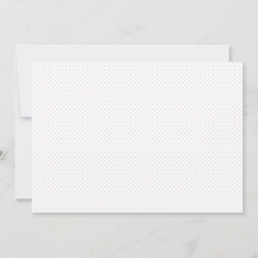 Blush roze kerstbomen 2 Baby shower Kaart (Achterkant)